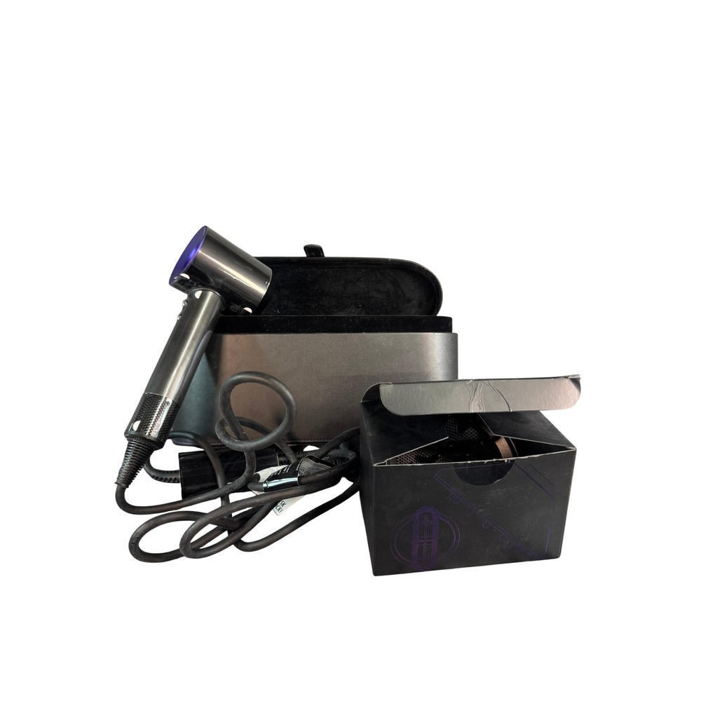 Dyson Supersonic HD01 Hair Dryer Iron Fuchsia with Case and Attachments